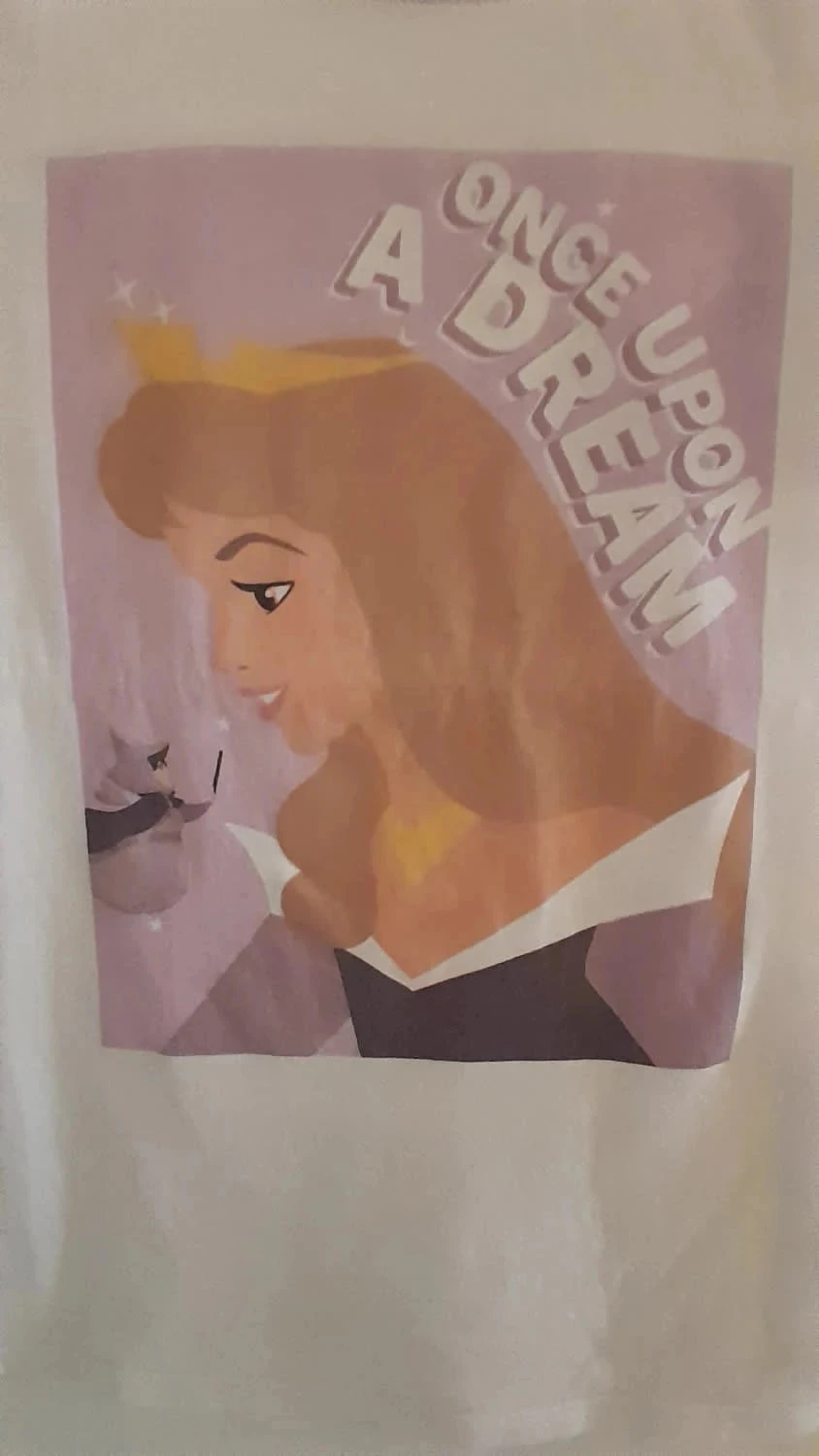 Opgeprint T-shirt Once Upon a dream, wit, maat M – photo 2